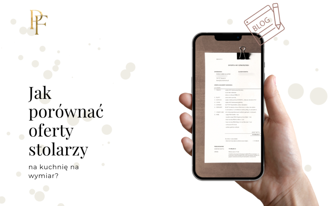 Jak skutecznie porównywać oferty od stolarzy?