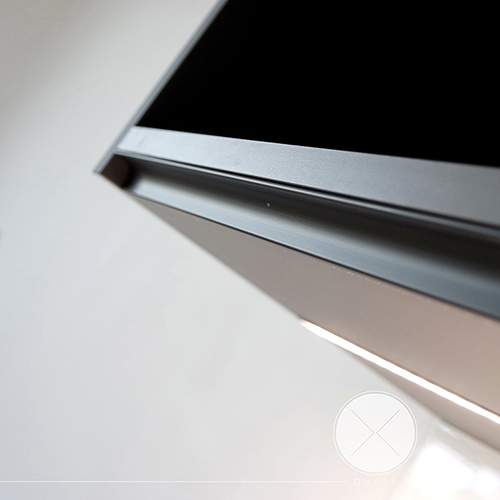 Szafka górna z dokładanym dnem, widok na detal.